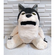 Shakurel Planet Wolf Seated SK Japan preloved big soft toy plushie
