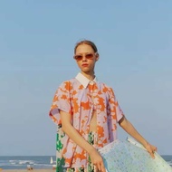 (New) พร้อมส่ง Endless Holiday Everyday Shirt HAPPY TANGERINE & BABY BLUE