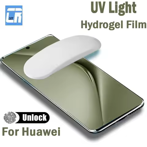 999D UV Light Hydrogel Film for Huawei Pura 70 Ultra P60 P50 P40 P30 Pro Plus Screen Protector for N