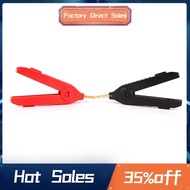 2Pcs/Set -Plated Copper Alligator Clip Kelvin Four Clip  Clips