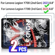 Lenovo LegionY900 LegionY700 2Pcs 999D Full Cover HD Clear Tempered Glass Film For Lenovo Legion Y90