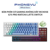 MCHOSE G75 Pro Matcha Latte Switch Wireless Mechanical Gaming Keyboard -