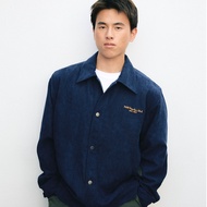 [MOO aw25] MOO Mountain Club FFA Jacket Embroidered Long-Sleeved With Belt Details Front Buttons