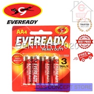 EVEREADY AA/AAA Battery Heavy Duty R6 Batteries 1015 4pcs per card