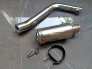 ชุดท่อสลิปออน GPX DEMON Gr200R(จีพีเอ็กซ์ เดมอน จีอาร์200อาร์)ผลิตจากแสตนเลสเกรด 304 อย่างดีสวม 2 นิ