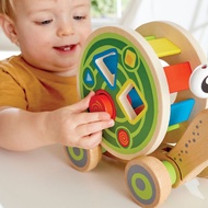 Hape E0349 Pull & Play Snail Shape Sorter for Toddler 1+