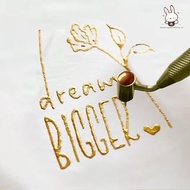 [Teh] Slanting Fine-line Paint Pen Fluid Writer Pen Writer Paint Applicator Pen [VN]