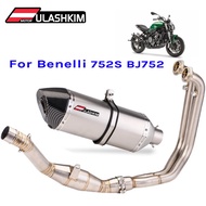 Full System Exhaust For Benelli 752S BJ752 Motorcycle Exhaust Muffler Escape Front Middle Link  Pipe