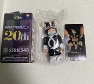 正品Medicom Toy BE@RBRICK 20th Series 43 盲盒100%