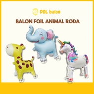 ANIMAL FOIL BALLOON WALKING BALLOON WHEEL