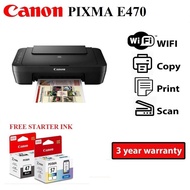 Canon Pixma E470 All In One WIFI PRINTER