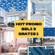 Wallpaper Wall Sticker Decoration For Living Room Ceiling