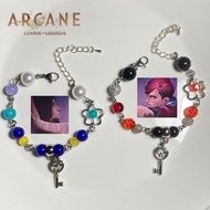 Arcane Vi and Caitlyn Inspired Chain Bracelet Accessories