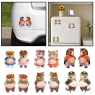 Soft Belly Squishy Phone Sticker Puffy Dog Decal For Car Door Bumper Protector Adorable 3d O1f2