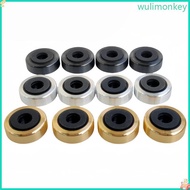 WU 4Pcs Speaker Isolation Feet Speaker Spikes Stand Isolation Pad
