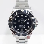 ROLEX 勞力士 116600 Sea-Dweller 2015/01全配件 短期數 陶瓷圈海使 大眾當舖L1301