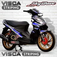 Stiker Striping Suzuki Skywave Full Body Variasi Graffis