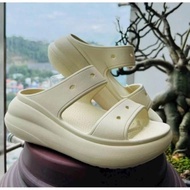 【Selangor Stock】Crocs Classic Crush Sandals 5CM Heels kasut crocs women crocs sandal women selipar c
