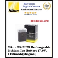 Nikon EN-EL25 Rechargeable Lithium-Ion Battery (7.6V, 1120mAh)(Original)