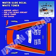 Hot wheel decal white toner Fast and furry Monalisa s15