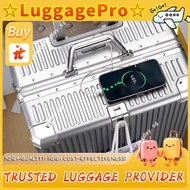 【Bags & Luggage Pro】 Student luggage aluminum frame box YNVG