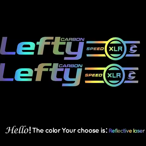 12pcs- SUPER PRICE, BEST QUALITY Sticker Car Styling Decals Mural lefty-cannondale Motorcycle Decal 