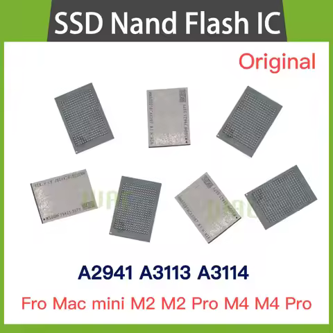 For MacBook Air A2941 A3113 A3114 For Mac mini M2 M2 Pro M4 M4 Pro SSD Nand Flash IC Chip 256GB 512G