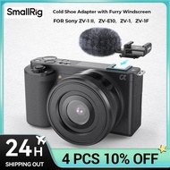 SmallRig Cold Shoe Adapter with Furry Windscreen for Sony for ZV-1 II / ZV-1 / ZV-1F / ZV-E1 / ZV-E1