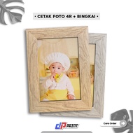 Print photo plus 4r size frame | 4r frame