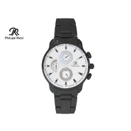PhiLipe Ricci Jam Tangan Pria Analog Rantai Besi Black Series BLCK22 Free BOX