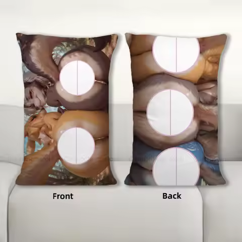 R18+ Dakimakura Anime loona Pillow Cover Sofa Cushion Double-side Print Throw Pillow Case 40X60cm