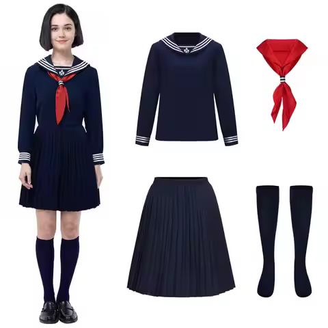 Game Hinako Shimizu Cosplay Costume Silent Women's School Uniform Hill Halloween Party RolePlay Tops