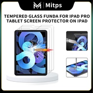 (SG Seller) Tempered Glass Funda For Ipad Pro 11 12.9 2021 2020 Air 4 3 2 8th Tablet Screen Protector On Ipad