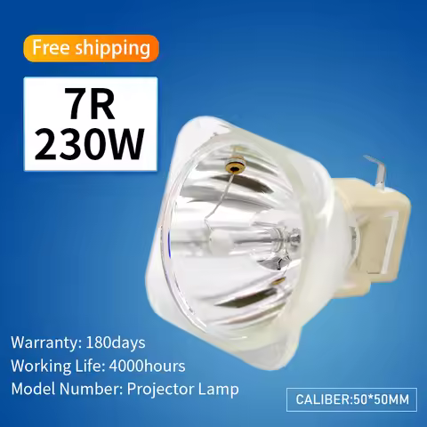 7R Replacement P-VIP 180-230/1.0 E20.6 Platinum MSD for R7 Beam Lamp Bare Stage Moving Head Lighting