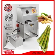 Mesin Tebu Bateri 24V Rechargeable Battery Sugarcane Machine Heavy Duty Mesin Tebu Elektrik