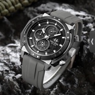 Buy 1 get 1 !! Jam Tangan Evans Jayden 9548 Rubber Silicon Premium Original