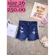 K157 & P9 Denim Shorts
