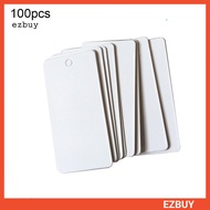 [EY] 100Pcs 40x20mm White Blank Label-Price Tags DIY Paper Cards Hangtags Bookmarks