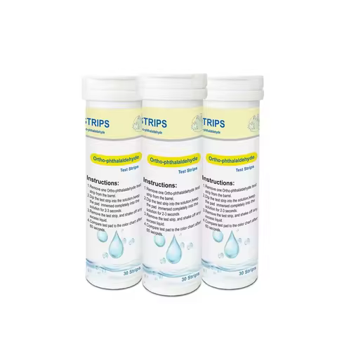 OPA water rapid test strip for testing Residual Ortho-Phthalaldehyde Concentration in water
