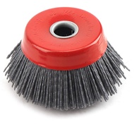 4'' x 5/8'' Nylon Filament Wheels Cup Brush Set for Angle Grinder Grit 120,Nylon Drill Brush Kit for