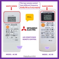 Mitsubishi Electric Aircond Air Conditioner Remote Control AC 88/ AC 98 Remote Aircond Mitsubishi El
