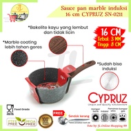 Sauce pan 16cm CYPRUZ SN-0211 / Induction marble frying pan