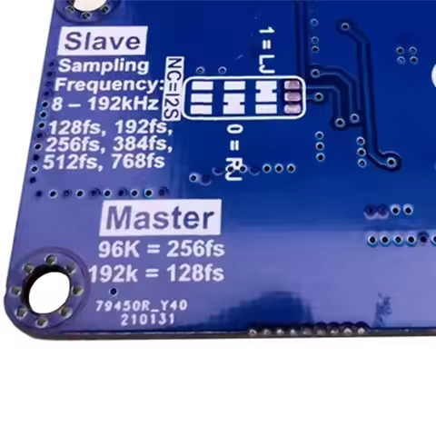 IDUD Dlhifi I2S ADC Hifi Audio Acquisition Card Module WM8782S Master Slave Mode Development Board B