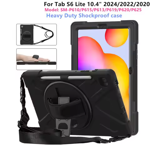 For Samsung Galaxy Tab S6 Lite 10.4 Inch 2024/2022/2020 Kids Case Shockproof Tablet Cover for Tab S6