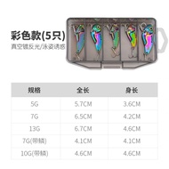 ((Credit Card Installment) Guanlu All-Metal vib Lure Set Box Throwing Bass Teasing Dragon Tooth Fake