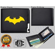 BAT MAN BATMAN Men's Folding Wallet Leather Wallet Men Fashion Letter Wallet BATMAN KEREN