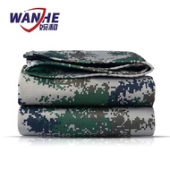 XY?Wanhe Thickened Camouflage Fabric Waterproof Cloth Tarpaulin Water-Repellent Cloth American Leather Shade Cloth Tarpa