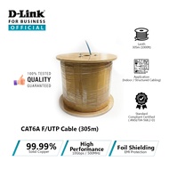 D-Link CAT6A F/UTP LSZH Ethernet LAN Cable | High-Speed Network Cable