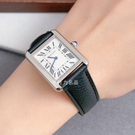 Cartier New Cartier Women's Watch Tank Series Small Square Quartz Watch Women's Watch WSTA0030