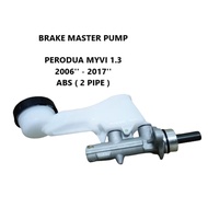 BRAKE MASTER PUMP PERODUA MYVI 1.3 AT / MT 2006 - 2017 ABS 2 PIPE 47201-BZ040 BRAKE MASTER CYLINDER